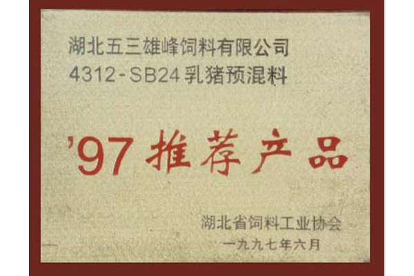 '97 推荐产品